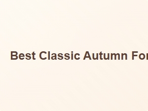 Elegant Classic Autumn Fonts for Seasonal Greeting Cards